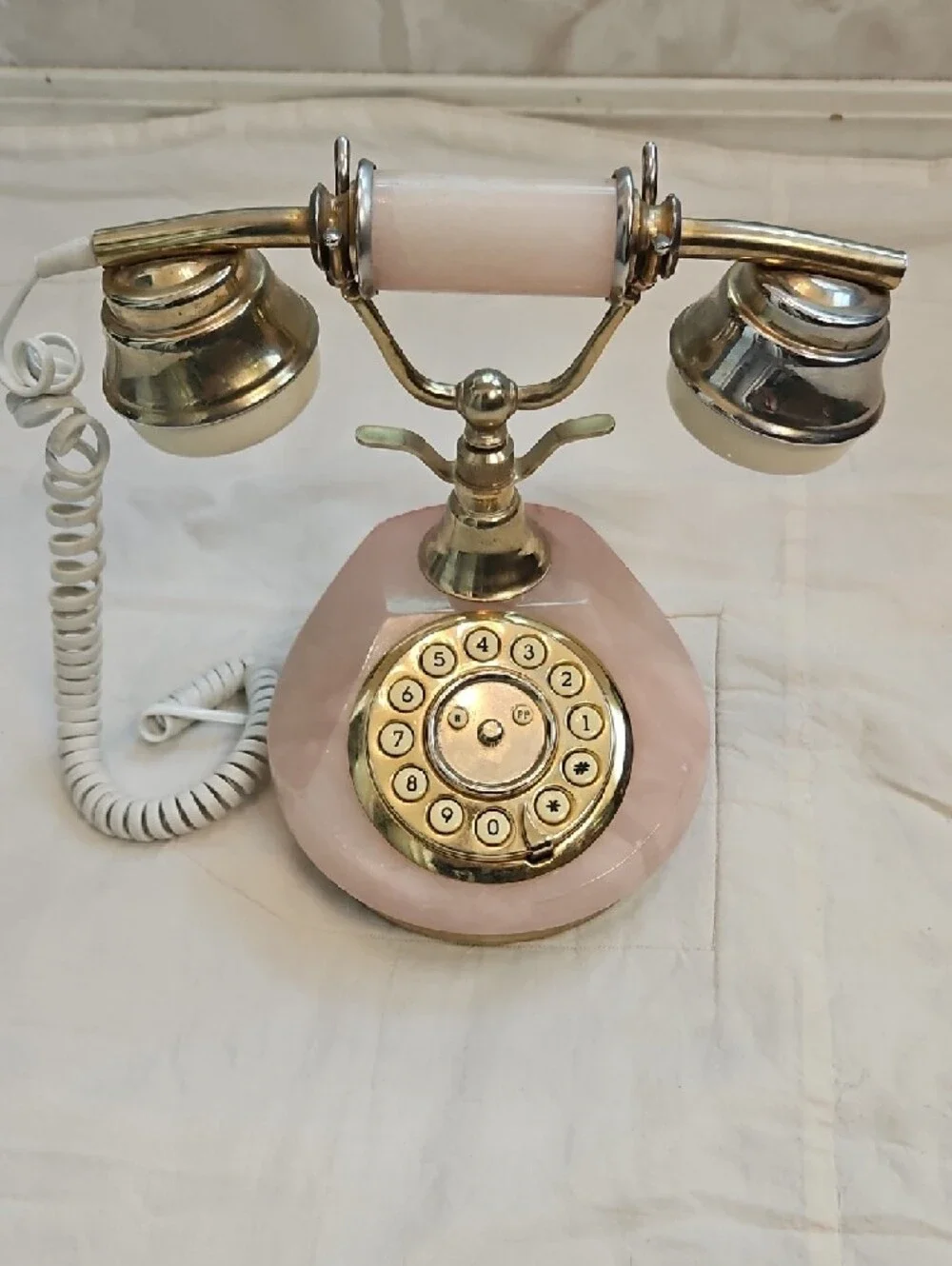 Horchow Black and Gold Decorative Telephone Base - Picture 7 of 7